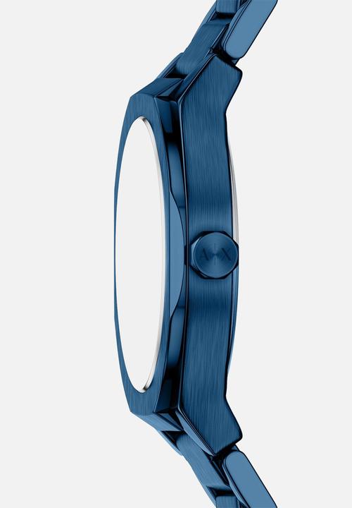 Armani Exchange - Armani Exchange AX6032 Sync Three-Hand Day-Date Watch - Blue