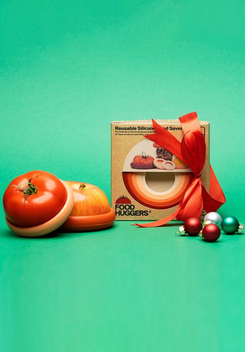 Foodhuggers - Food Huggers Silicone Airtight Food Covers Set of 5 - Terra Cotta