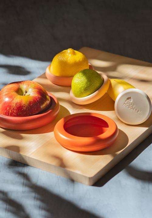 Foodhuggers - Food Huggers Silicone Airtight Food Covers Set of 5 - Terra Cotta