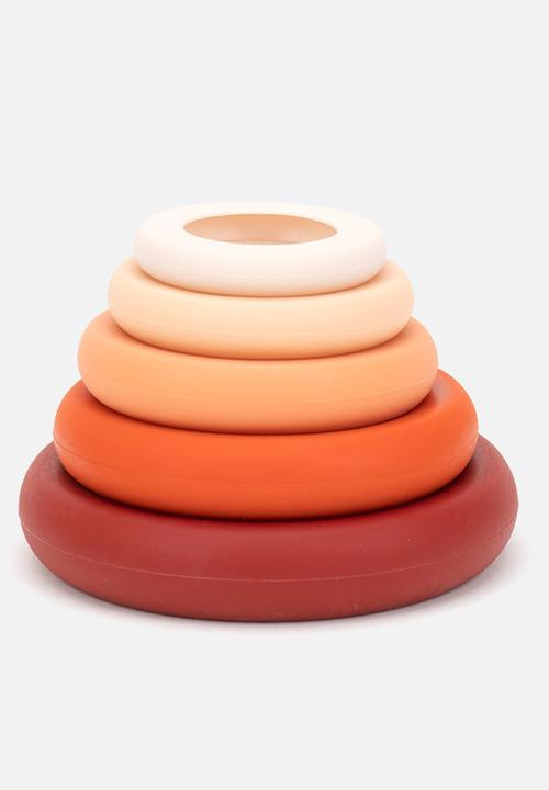 Foodhuggers - Food Huggers Silicone Airtight Food Covers Set of 5 - Terra Cotta
