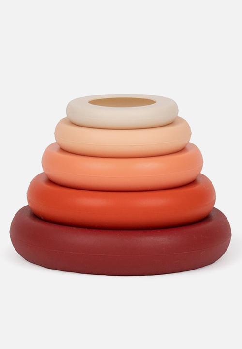 Foodhuggers - Food Huggers Silicone Airtight Food Covers Set of 5 - Terra Cotta