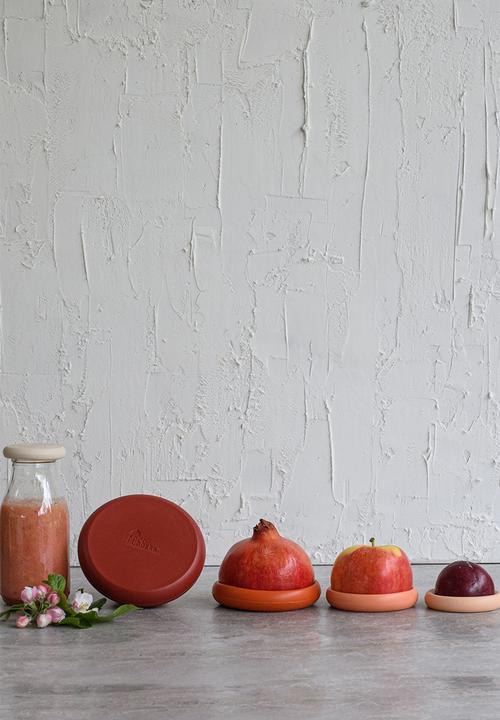 Foodhuggers - Food Huggers Silicone Airtight Food Covers Set of 5 - Terra Cotta