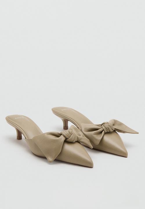MANGO - Furi closed toe mule - light beige
