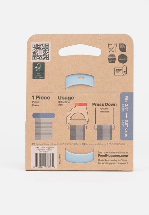 Foodhuggers - Food Huggers Silicone Airtight Can Hugger - Cool Blue