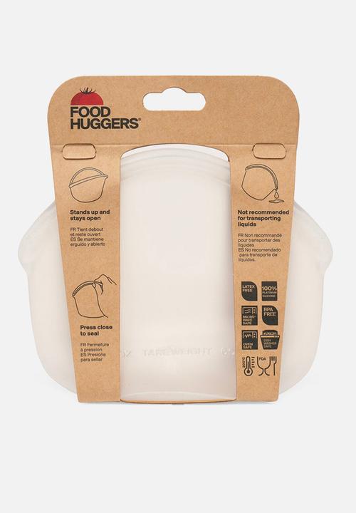 Foodhuggers - Food Huggers Reusable Silicone Hugger Bag 400ml - Clear
