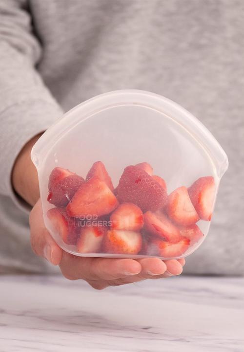 Foodhuggers - Food Huggers Reusable Silicone Hugger Bag 400ml - Clear
