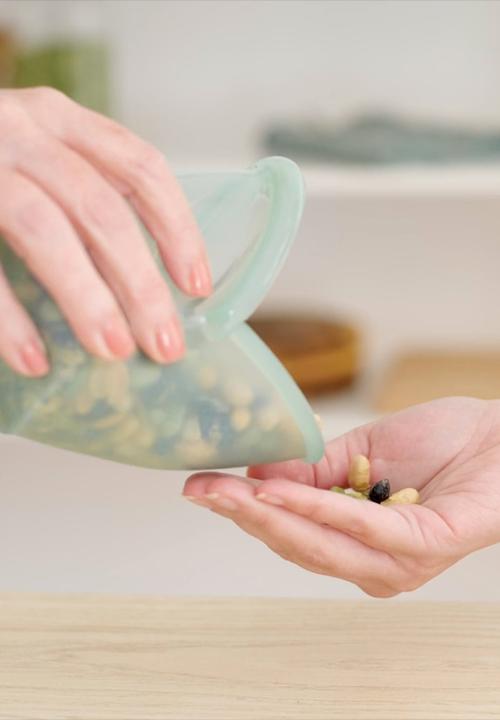 Foodhuggers - Food Huggers Reusable Silicone Hugger Bag 400ml - Juniper