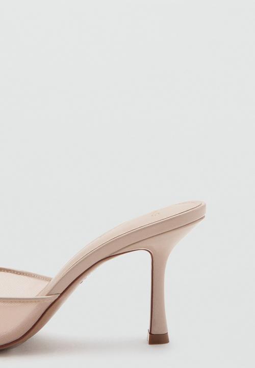 MANGO - Pepym2 open toe mule - light/pastel pink