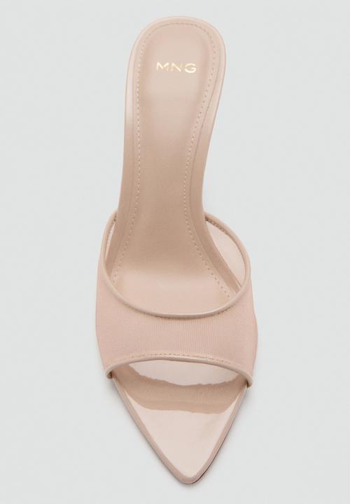 MANGO - Pepym2 open toe mule - light/pastel pink