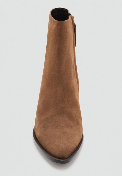 MANGO - Wagonankleboot western - medium brown