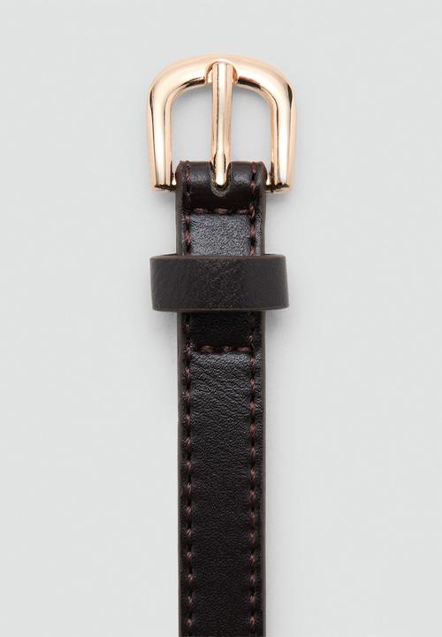 MANGO - Marble Belt - Dark Brown
