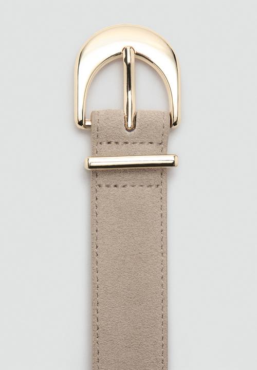 MANGO - Mayo Belt - Light Brown