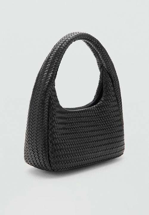 MANGO - Galgo Shoulder Bag-Black
