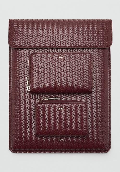 MANGO - Tromple Wallet- Dark Red