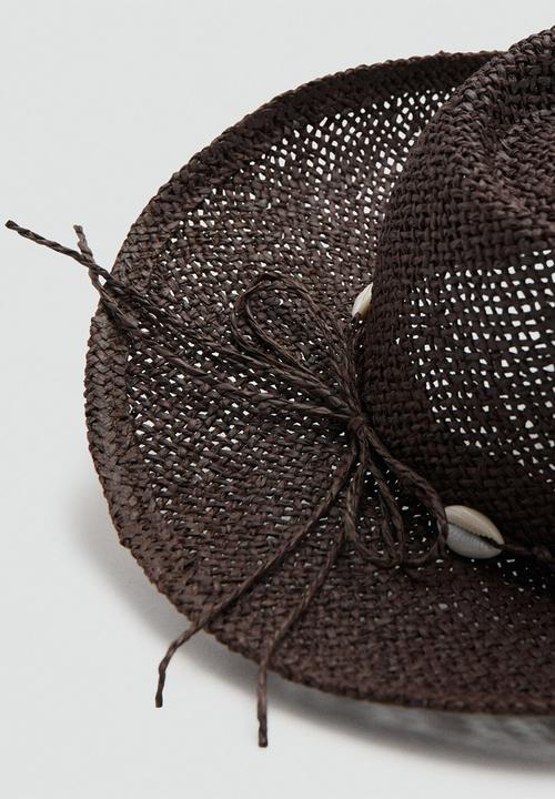 MANGO - Montana Hat- Dark Brown