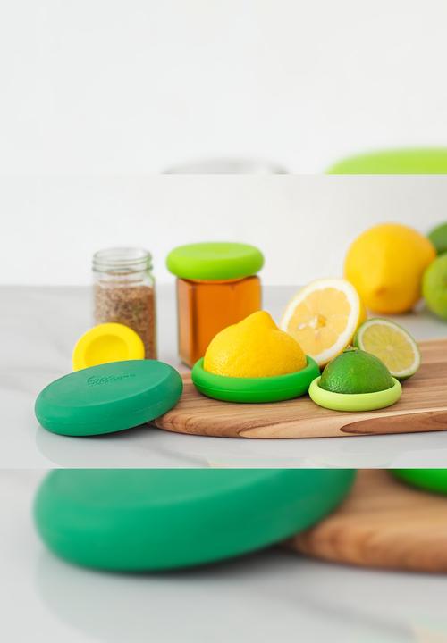 Foodhuggers - Food Huggers Citrus Savers Set of 2 - Fresh Greens