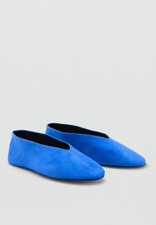 MANGO - Bablue pump - medium blue