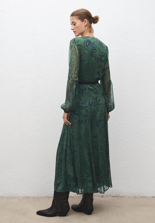 MANGO - Dress divine - green