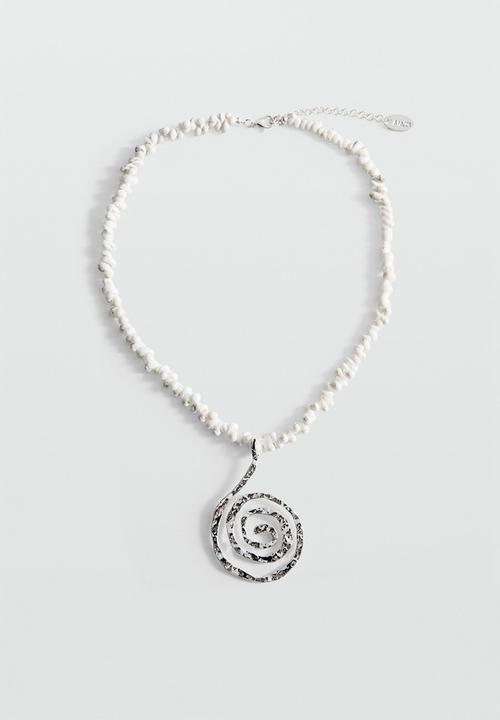 MANGO - Capri Necklace- Silver
