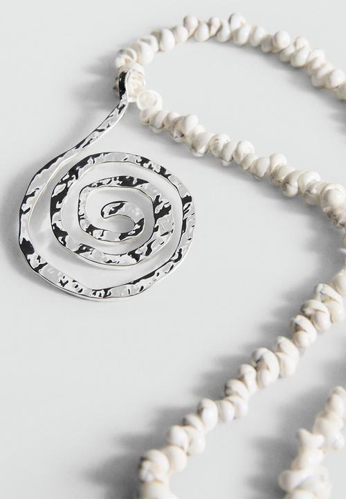 MANGO - Capri Necklace- Silver