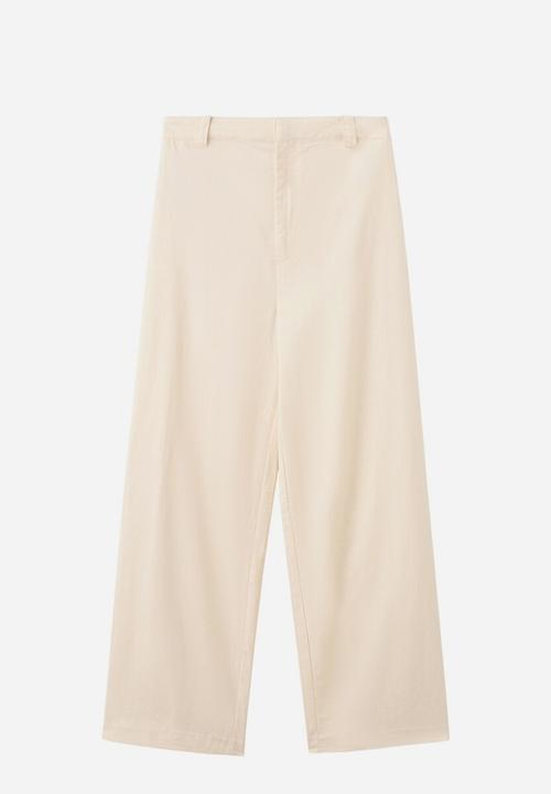 MANGO - Trousers barrie - light beige