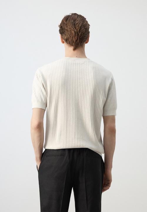 MANGO - T-Shirt Paule - Sand