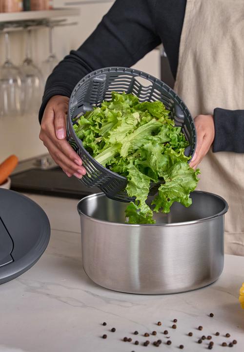 Zyliss - Zyliss Swift Dry Salad Spinner Stainless Steel Small