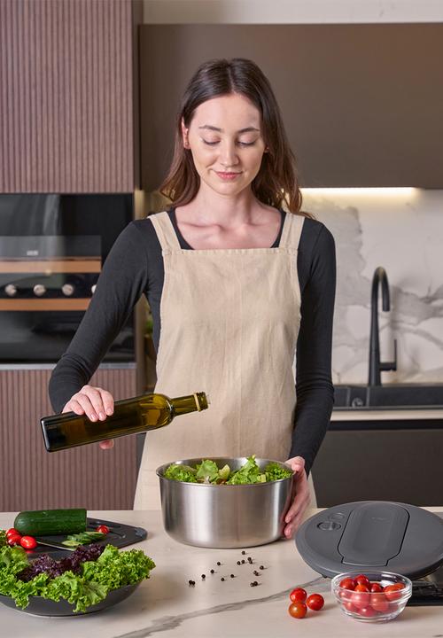 Zyliss - Zyliss Swift Dry Salad Spinner Stainless Steel Small