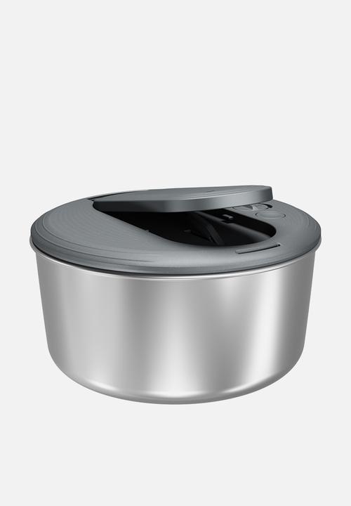 Zyliss Swift Dry Salad Spinner Stainless Steel Small