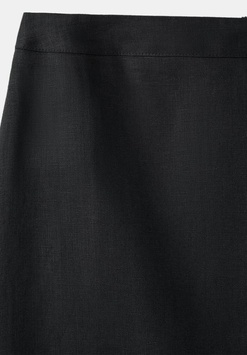MANGO - Plus skirt fred - black