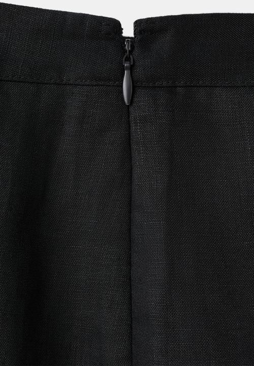 MANGO - Plus skirt fred - black