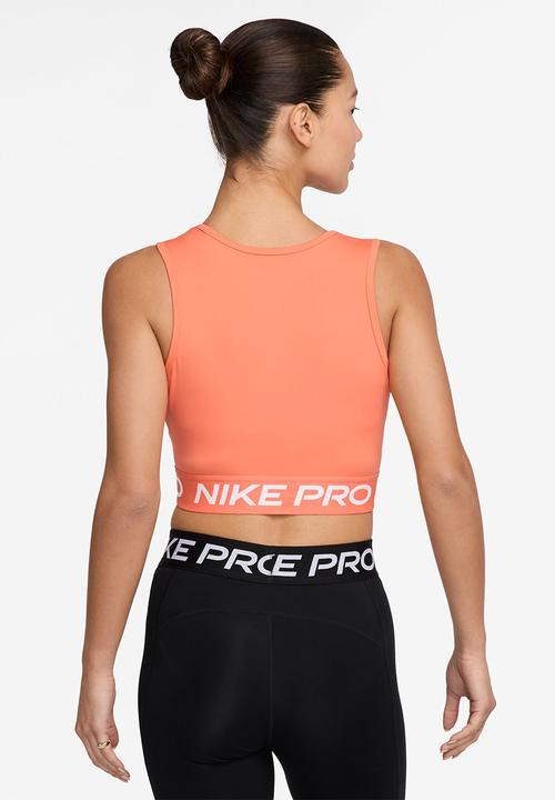 Nike - Nike Pro Df 365 Crop Tank - Crimson Bliss/White