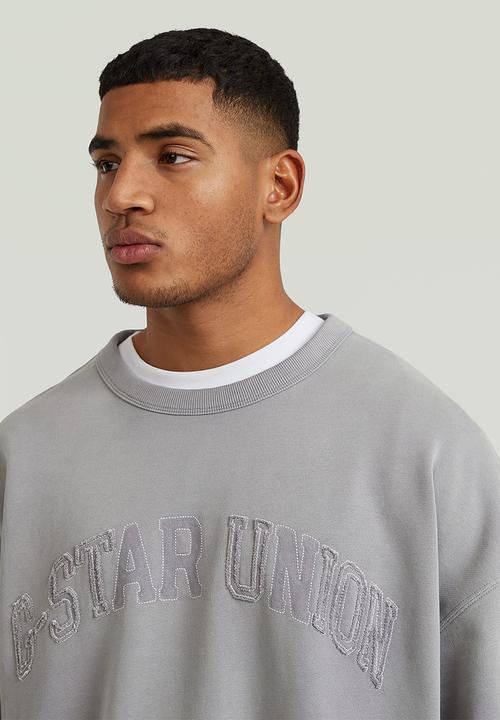 G-STAR - Sunfaded Applique Loose R Sw - Quicksilver Gd