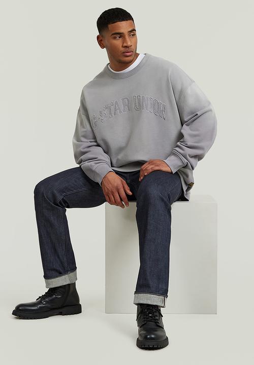 G-STAR - Sunfaded Applique Loose R Sw - Quicksilver Gd