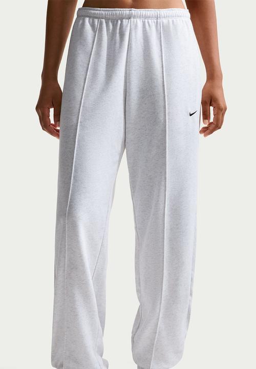 Nike - W Nsw Chll Ft Jggr Pant - Birch Heather/White/Black