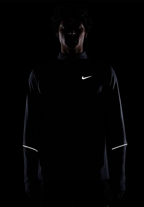 Nike - Dri-FIT UV Miler Long-Sleeve Running Top - Navy