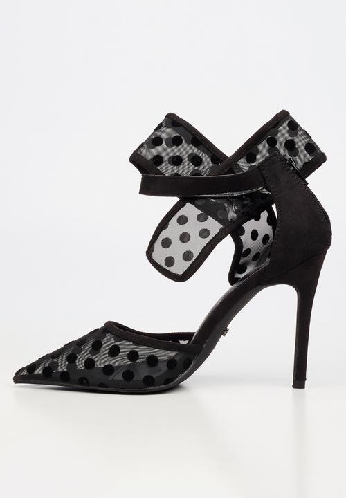 Miss Black - Dott 1 closed toe ankle strap - black