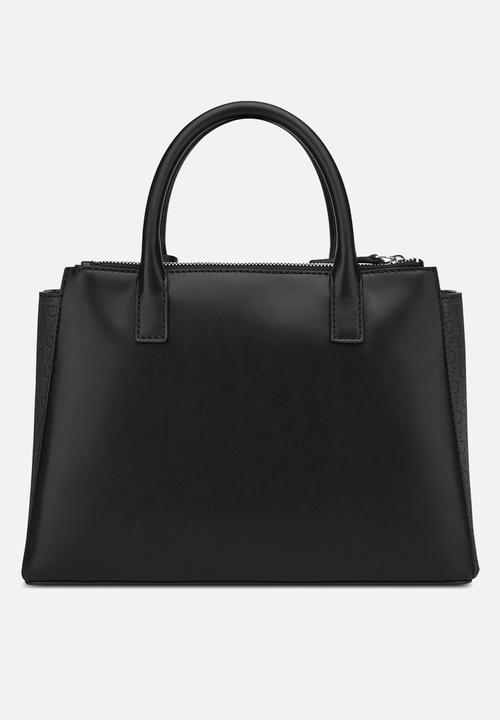 GUESS - Reena Satchel Bag- Black