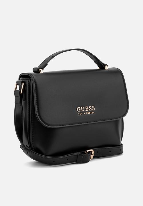 GUESS - Spring Hill Convertable Crossbody Flip Bag- Black