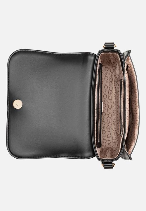 GUESS - Spring Hill Convertable Crossbody Flip Bag- Black