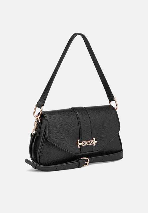 GUESS - Erika Flap Crossbody Bag- Black