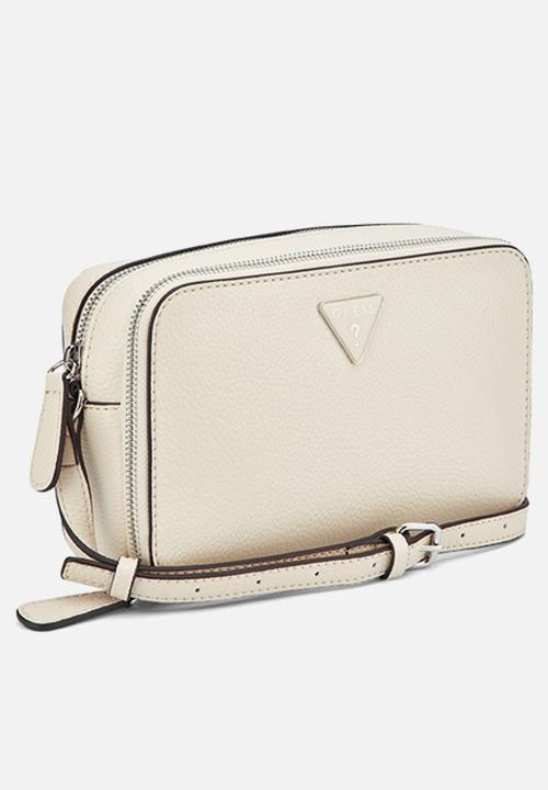 GUESS - Lisa Mini Double Zip Crossbody Bag- Stone