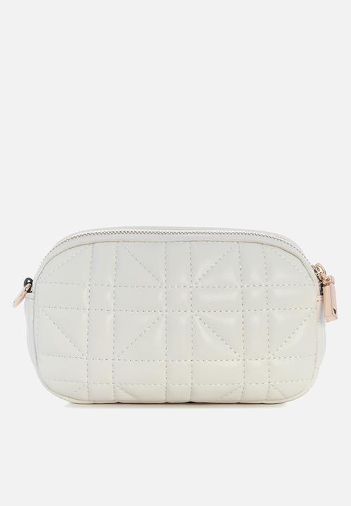 GUESS - Edita Mini Camera Bag- Bone