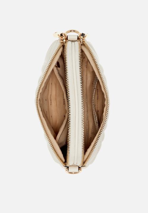 GUESS - Edita Mini Camera Bag- Bone