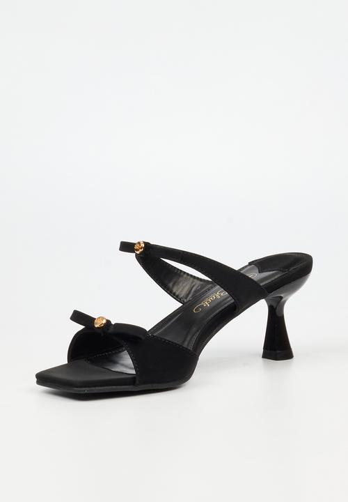 Miss Black - Eldora 2 open toe mule - black
