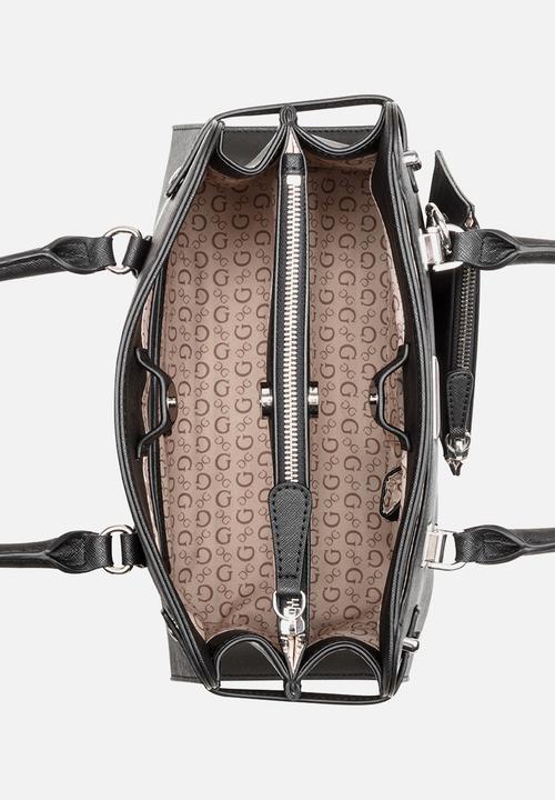 GUESS - Rosie Satchel Bag- Black