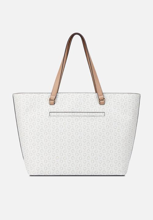 GUESS - Isabella Tote Bag- White