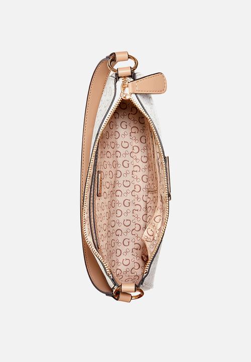 GUESS - Isabella Mini Shoulder Bag- White