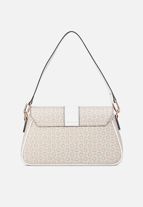 GUESS - Erika Flap Crossbody Bag- White