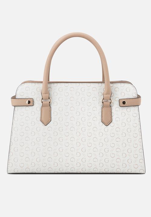 GUESS - Rosie Satchel Bag- White